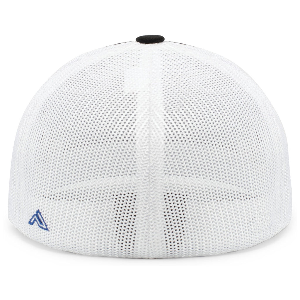 Pacific Headwear Royal/White/Black Universal Fitted Trucker Mesh Cap