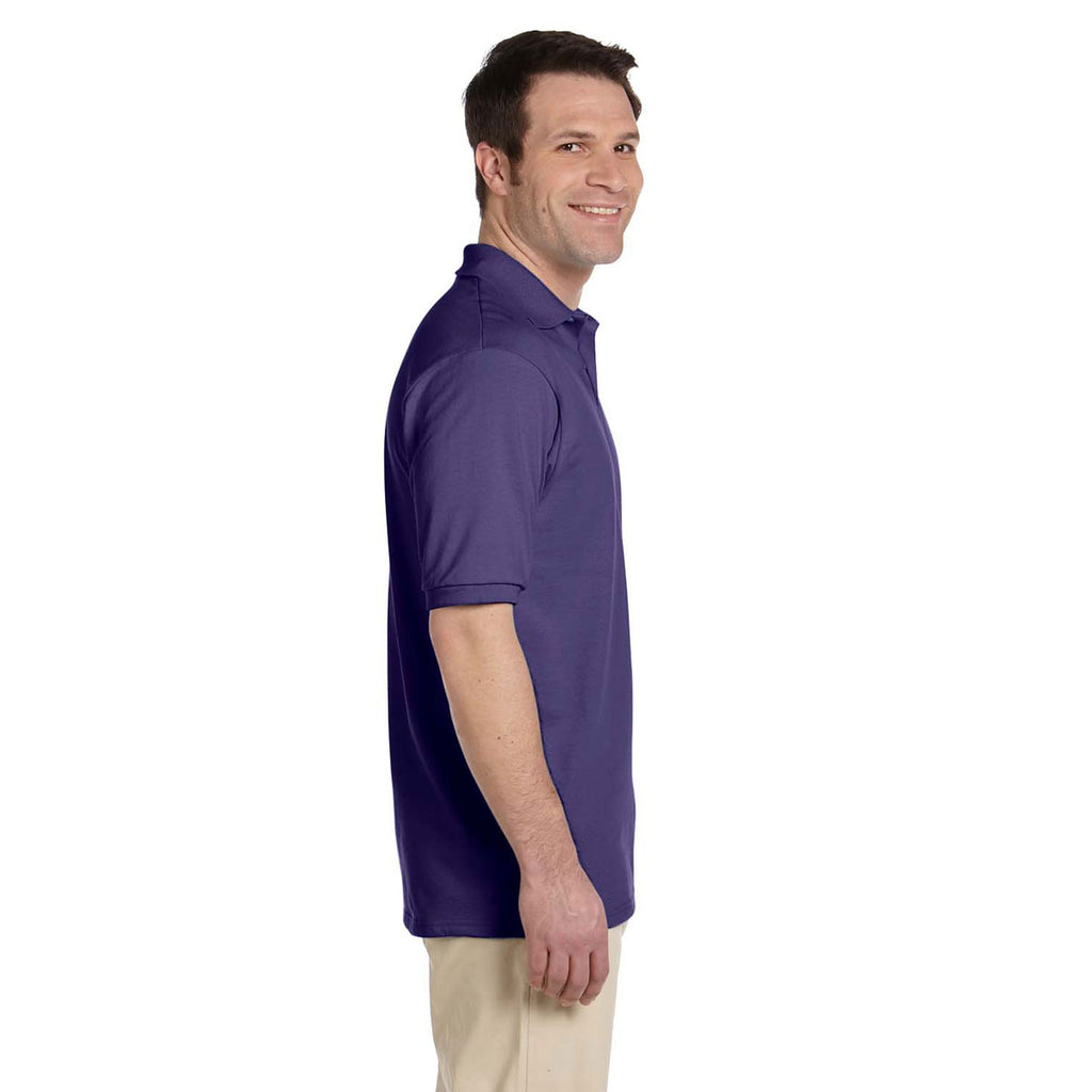 Jerzees Men's Deep Purple 5.6 Oz. Spotshield Jersey Polo