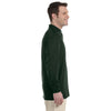 Jerzees Men's Forest Green 5.6 Oz. Spotshield Long-Sleeve Jersey Polo