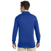 Jerzees Men's Royal 5.6 Oz. Spotshield Long-Sleeve Jersey Polo