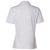 Jerzees Women's White Spotshield 50/50 Polo