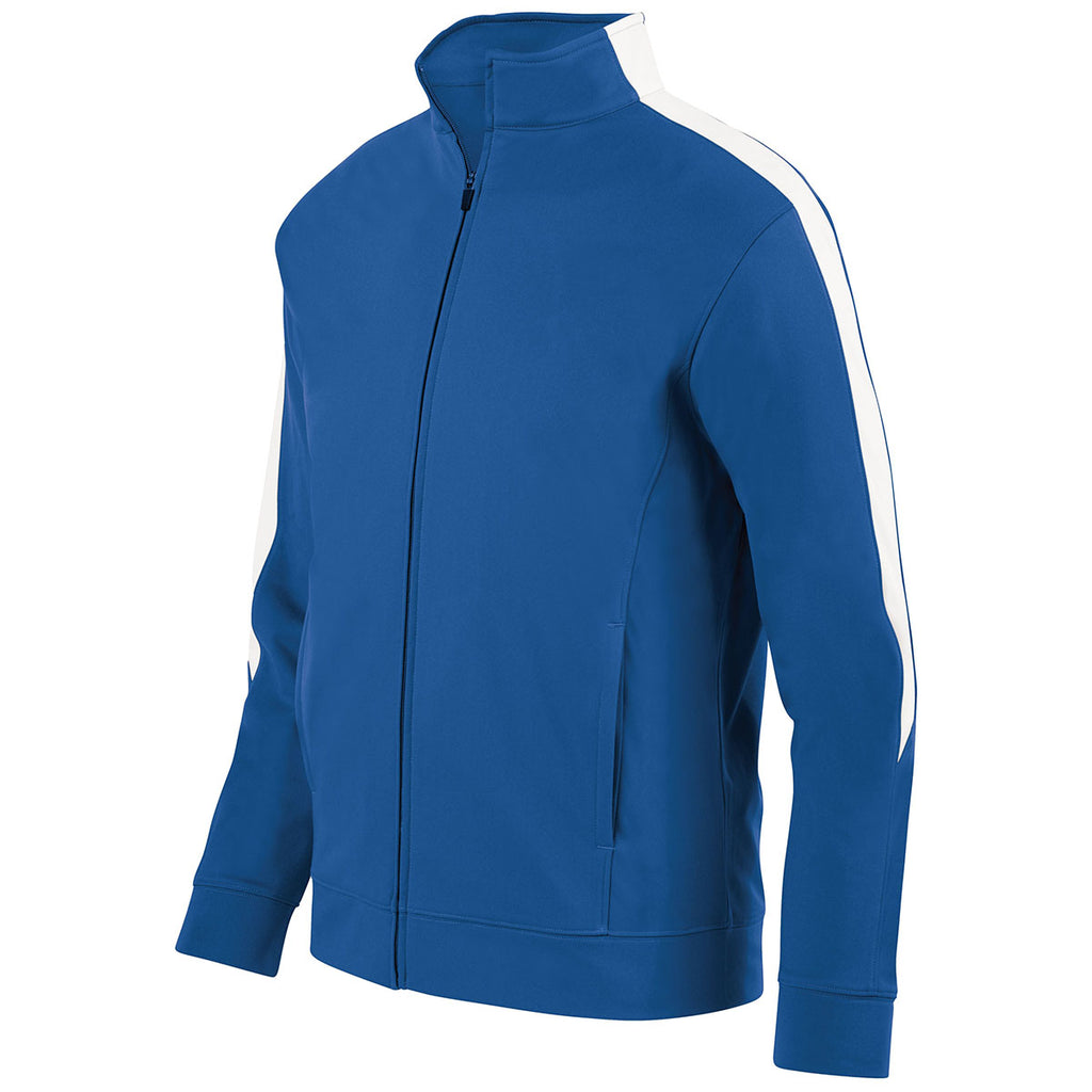 Augusta Sportswear Men's Royal/White Medalist Jacket 2.0