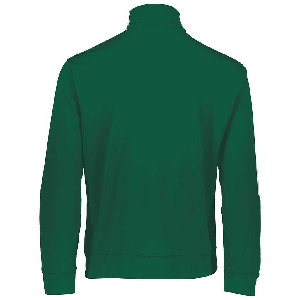 Augusta Sportswear Men's Dark Green/White Medalist Jacket 2.0