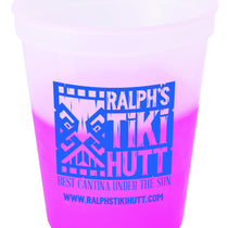 Good Value Clear to Magenta Color Changing Stadium Cup - 16 oz