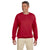 Jerzees Men's True Red 9.5 Oz. Super Sweats Nublend Fleece Crew