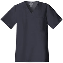 Cherokee Workwear Core Stretch Men's Pewter V-Neck Top