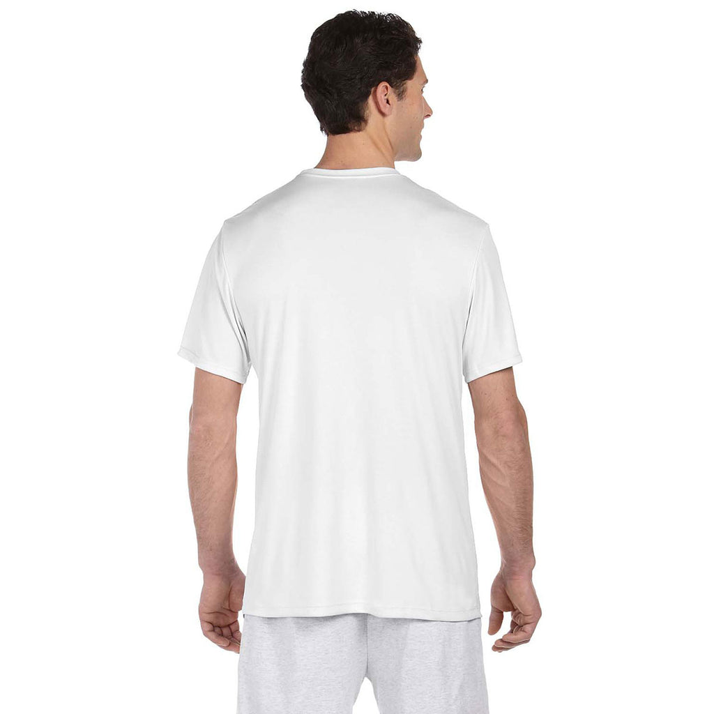 Hanes Men's White Cool DRI with FreshIQ T-Shirt