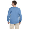 Fruit of the Loom Men's Columbia Blue 5 oz. HD Cotton Long-Sleeve T-Shirt