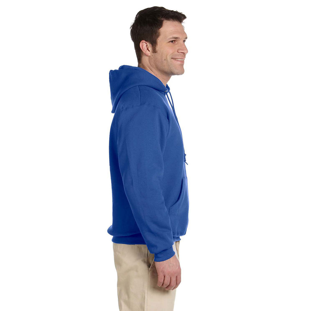 Jerzees Men's Royal 9.5 Oz. Super Sweats Nu-Blend Fleece Pullover Hood