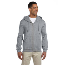 Jerzees Men's Oxford 9.5 Oz. Super Sweats Nublend Fleece Full-Zip Hood