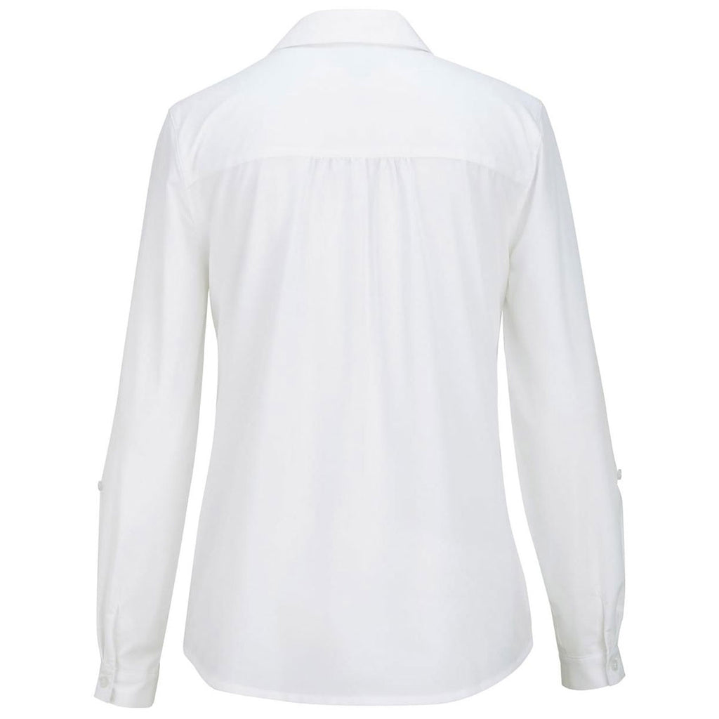 Edwards Women's White 2-Pocket Blouse