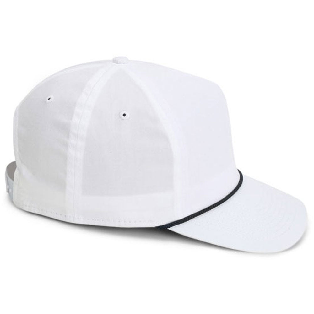 Imperial White Black Barnes Cotton Rope Cap