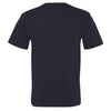 Bayside Men's Navy USA-Made Short Sleeve T-Shirt with Pocket