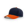 Richardson Navy/Orange On-Field Combination Surge Adjustable Cap