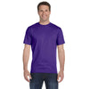 Hanes Men's Purple 6.1 oz. Beefy-T