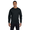 Hanes Men's Black 6.1 oz Long-Sleeve Beefy-T