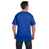 Hanes Men's Deep Royal 6.1 oz. Beefy-T with Pocket