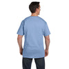 Hanes Men's Light Blue 6.1 oz. Beefy-T with Pocket