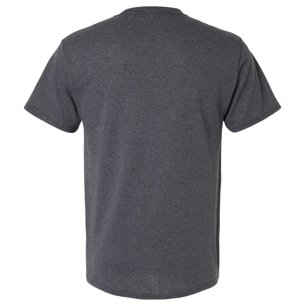 Hanes Unisex Charcoal Heather Essential-T Pocket T-Shirt