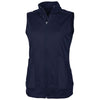 Charles River Women's Navy Ashby Mixed Media Vest