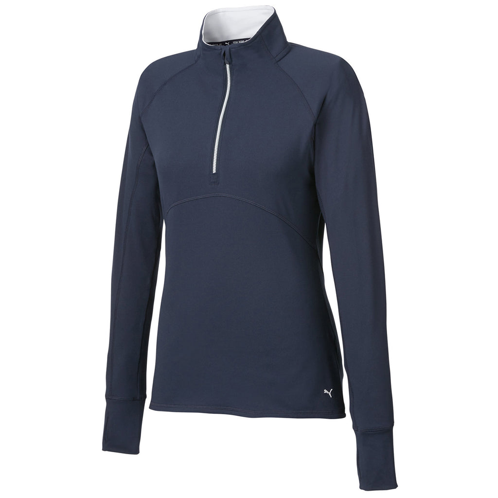 Puma Golf Women's Navy Blazer Gamer Golf 1/4 Zip