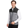 Puma Golf Men's Puma Black/Quiet Shade Heather Cloudspun Colorblock Vest