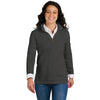 Charles River Women's Charcoal Hudson Quarter Zip Pullover