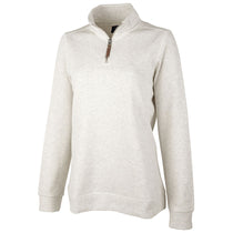 Charles River Women's Ivory Hudson Quarter Zip Pullover