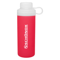 H2Go Red Zen Glass Bottle 20oz