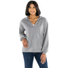 Charles River Women's Heather Grey Coastal Sweatshirt