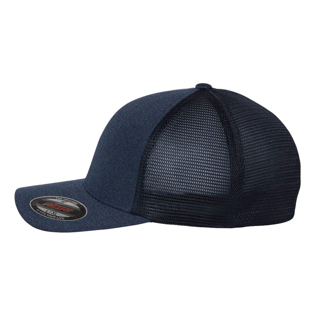 Flexfit Navy Unipanel Trucker Cap