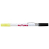 DriMark White/Black/Yellow Double Header Highlighter Ball Pen Combo