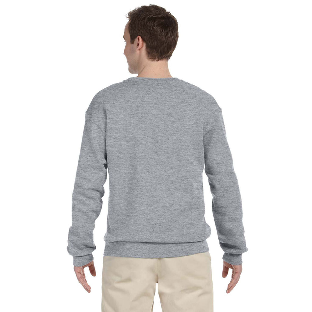 Jerzees Men's Athletic Heather 8 Oz. Nublend Fleece Crew