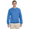 Jerzees Men's Columbia Blue 8 Oz. Nublend Fleece Crew