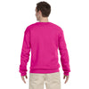 Jerzees Men's Cyber Pink 8 Oz. Nublend Fleece Crew