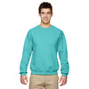 Jerzees Men's Scuba Blue 8 Oz. Nublend Fleece Crew