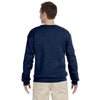 Jerzees Men's Vintage Heather Navy 8 Oz. Nublend Fleece Crew