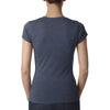 Next Level Women's Indigo Poly/Cotton Short-Sleeve Tee