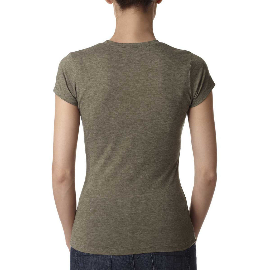 Next Level Women's Sage Poly/Cotton Short-Sleeve Tee