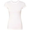 Next Level Women's White Poly/Cotton Short-Sleeve Tee