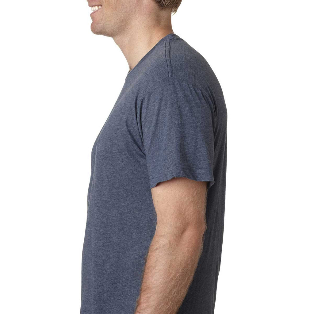 Next Level Men's Indigo Triblend Crew Tee