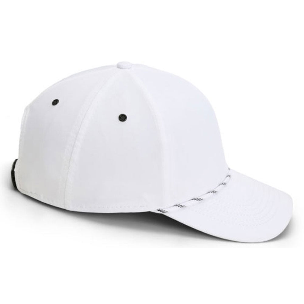 Imperial White Habanero 6 Panel Rope Cap