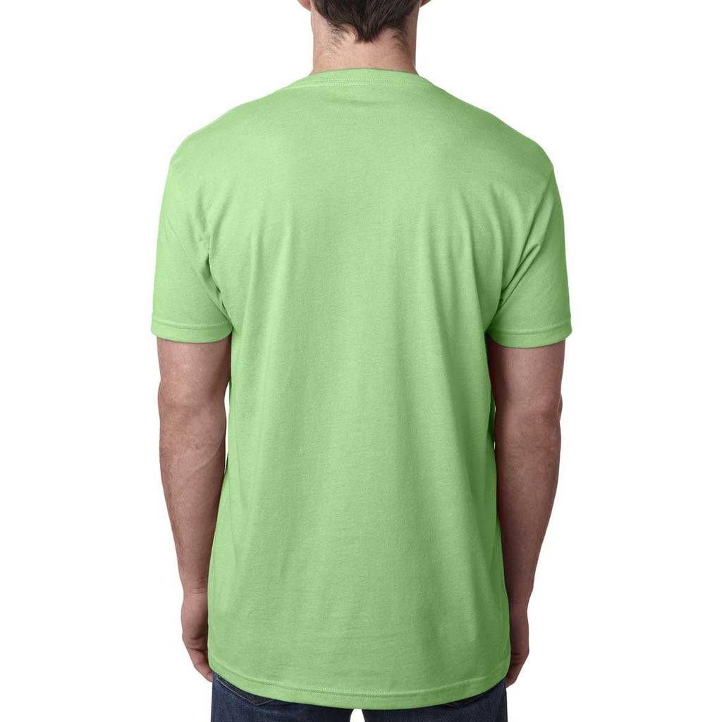 Next Level Men's Apple Green Premium CVC V-Neck Tee