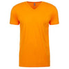 Next Level Men's Orange Premium CVC V-Neck Tee