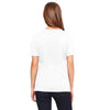 Bella + Canvas Women's White Relaxed Jersey Short-Sleeve V-Neck T-Shirt