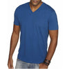 Next Level Men's Cool Blue Premium Fitted Sueded V-Neck Tee