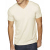 Next Level Men's Natural Premium Fitted Sueded V-Neck Tee