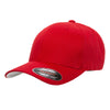 Flexfit Red Wooly Blend 6-Panel Cap