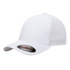 Flexfit White 6-Panel Mesh Back Trucker Cap