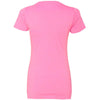 Next Level Women's Hot Pink CVC Crew Tee